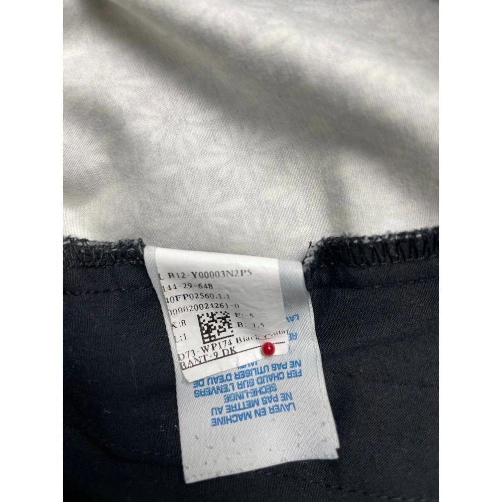 Boden Womens High Rise Trouser Pants Size 8 Long Black White - Picture 7 of 8